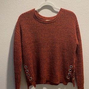 Orange-Red Sweater